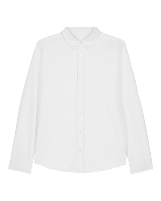Stanley Oxford Shirt - White - Vorderseite 