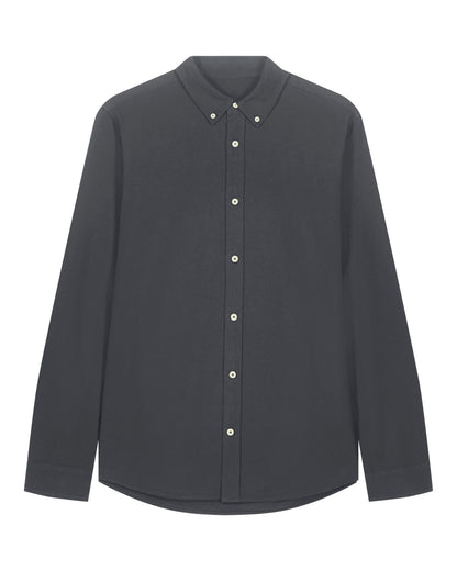 Stanley Oxford Shirt - Anthracite - Vorderseite 