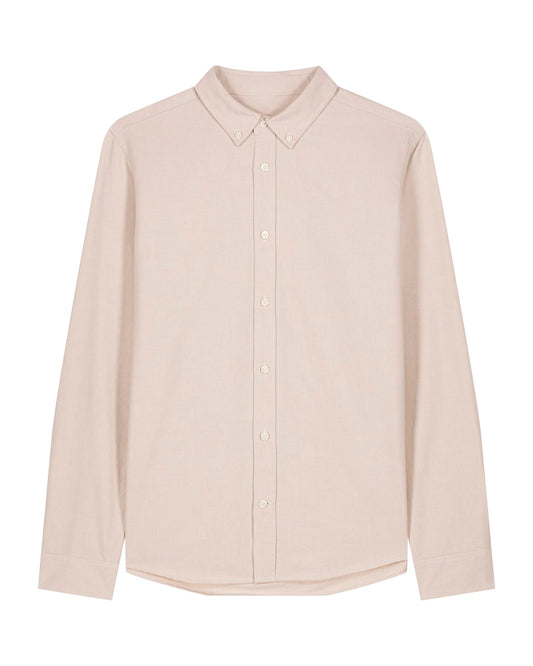 Stanley Oxford Shirt - Beige Oxford - Vorderseite 