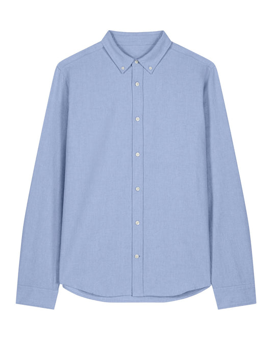 Stanley Oxford Shirt - Blue Oxford - Vorderseite 