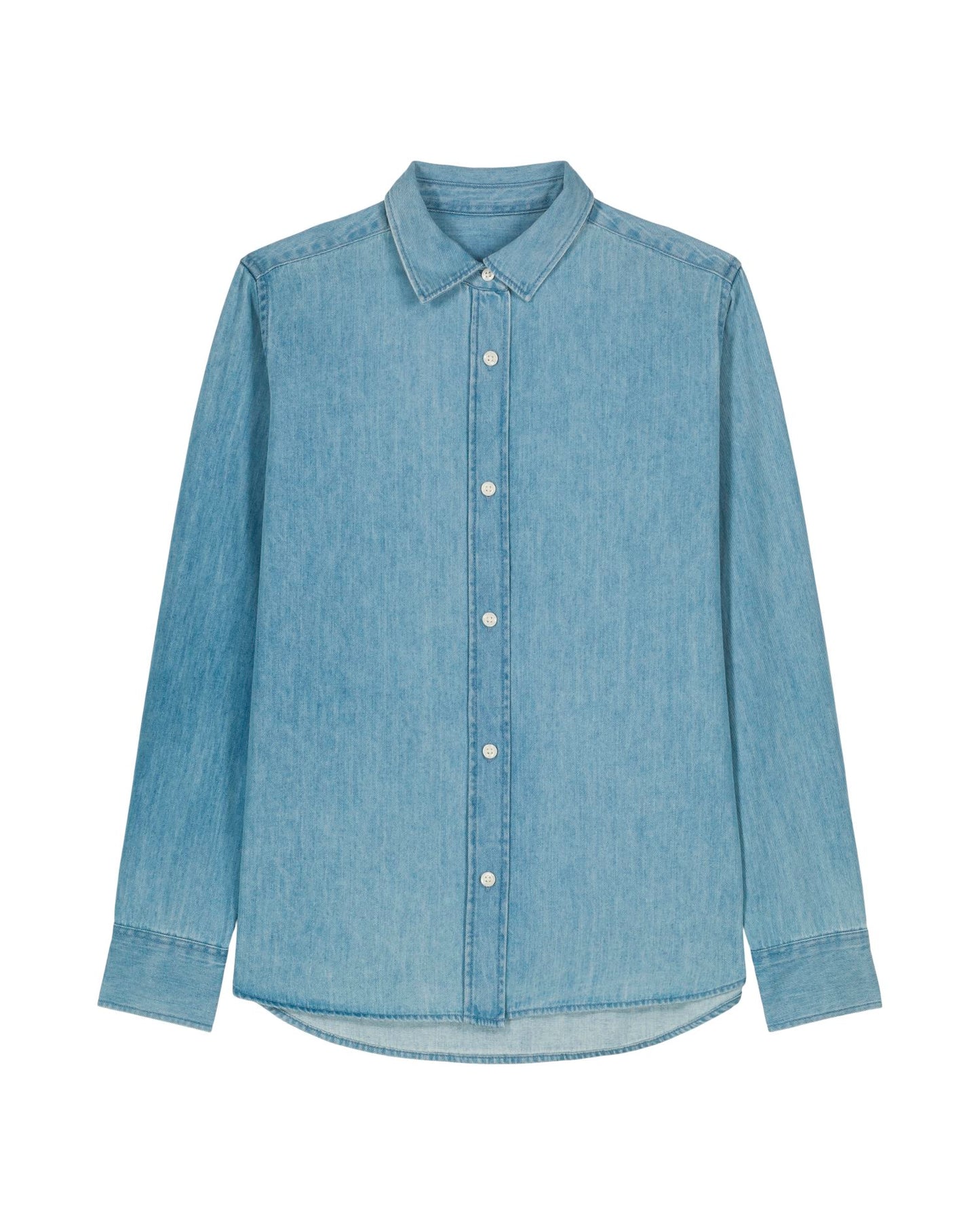 Stella Denim Shirt - Light Wash - Vorderseite 