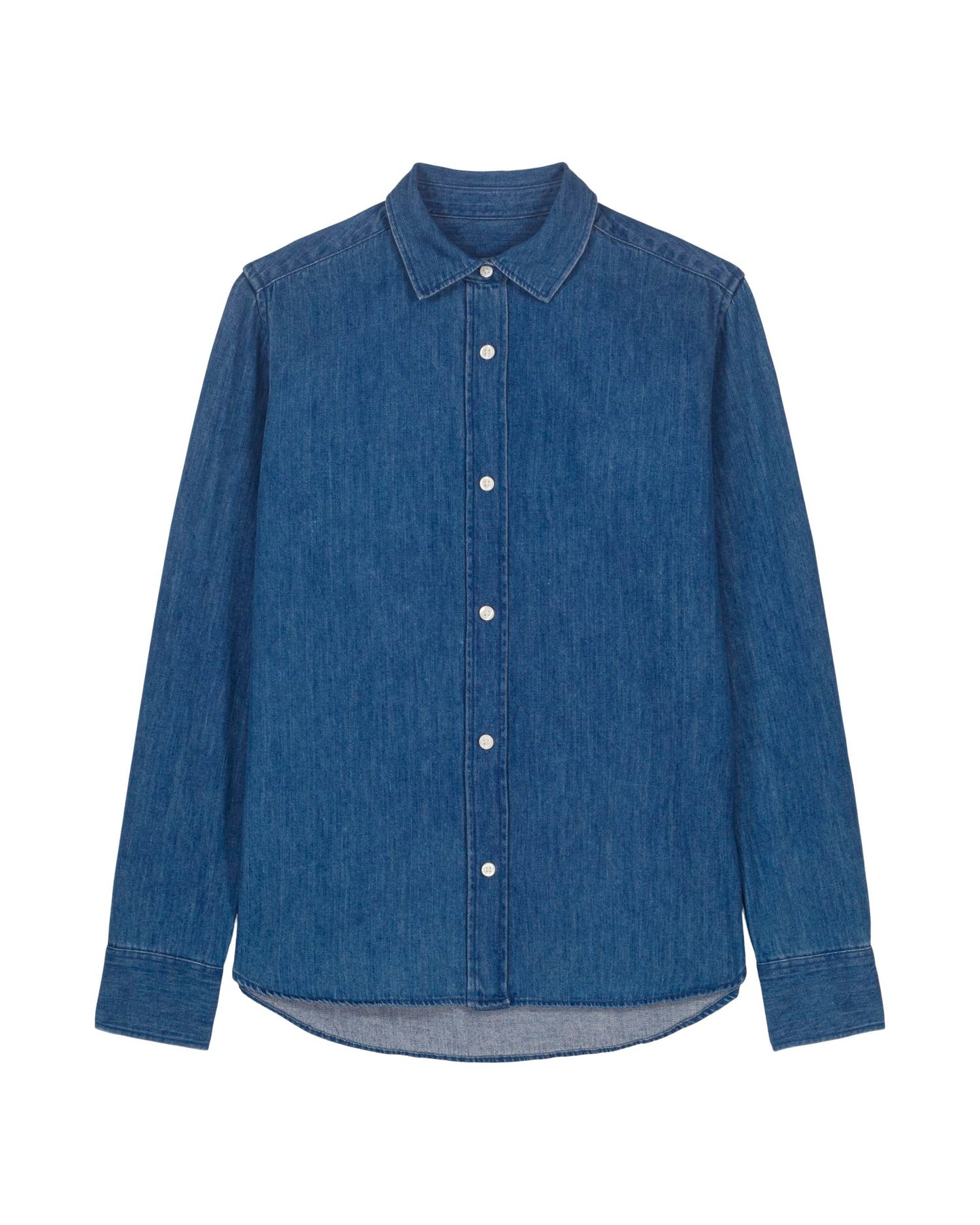 Stella Denim Shirt - Mid Wash - Vorderseite 