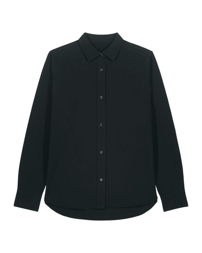 Stella Oxford Shirt - Black - Vorderseite 