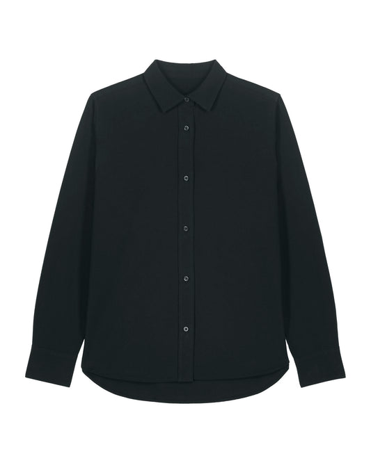 Stella Oxford Shirt - Black - Vorderseite 