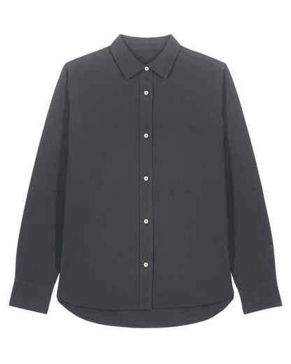 Stella Oxford Shirt - Anthracite - Vorderseite 