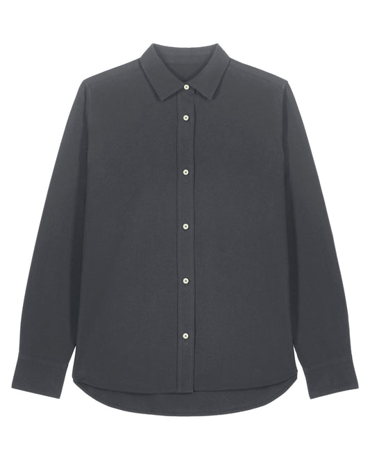 Stella Oxford Shirt - Anthracite - Vorderseite 