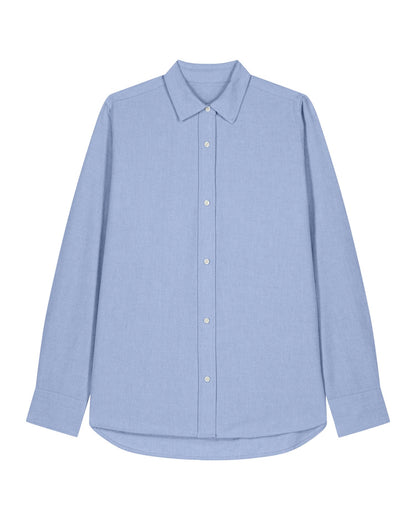 Stella Oxford Shirt - Blue Oxford - Vorderseite 