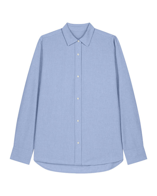 Stella Oxford Shirt - Blue Oxford - Vorderseite 