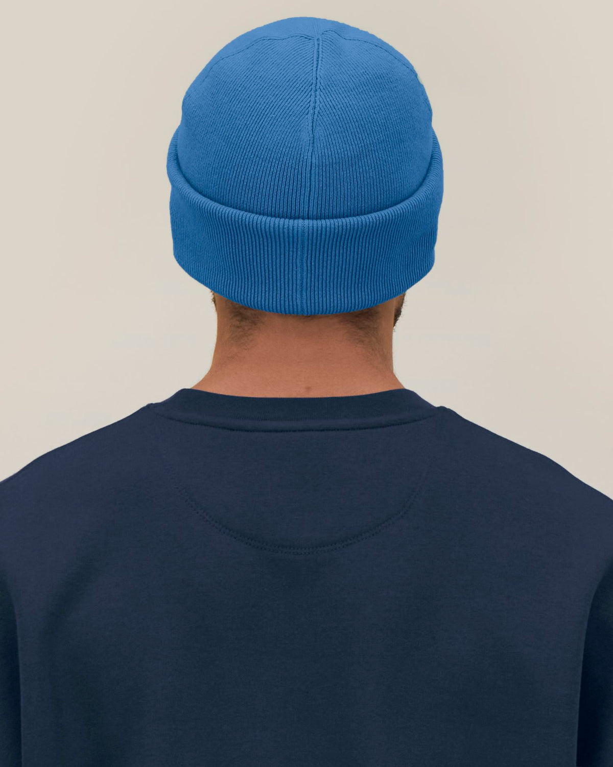 Rib Beanie 2.0 - Mindful Blue - Rückseite 