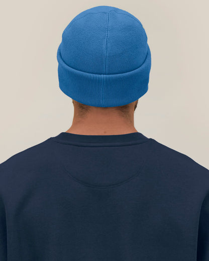 Rib Beanie 2.0 - Mindful Blue - Rückseite 