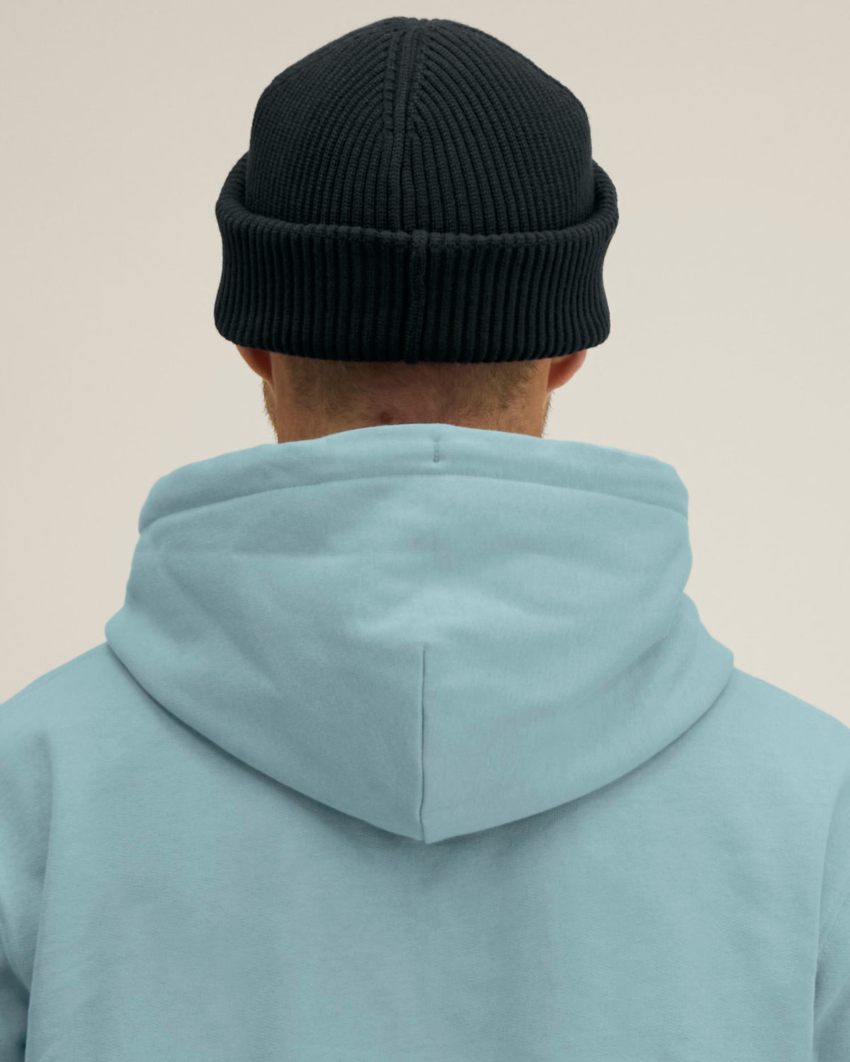 Fisherman Beanie 2.0 - Black - Rückseite 