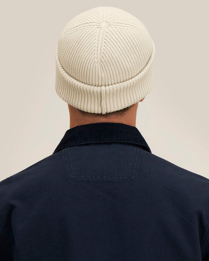 Fisherman Beanie 2.0 - Natural - Rückseite 