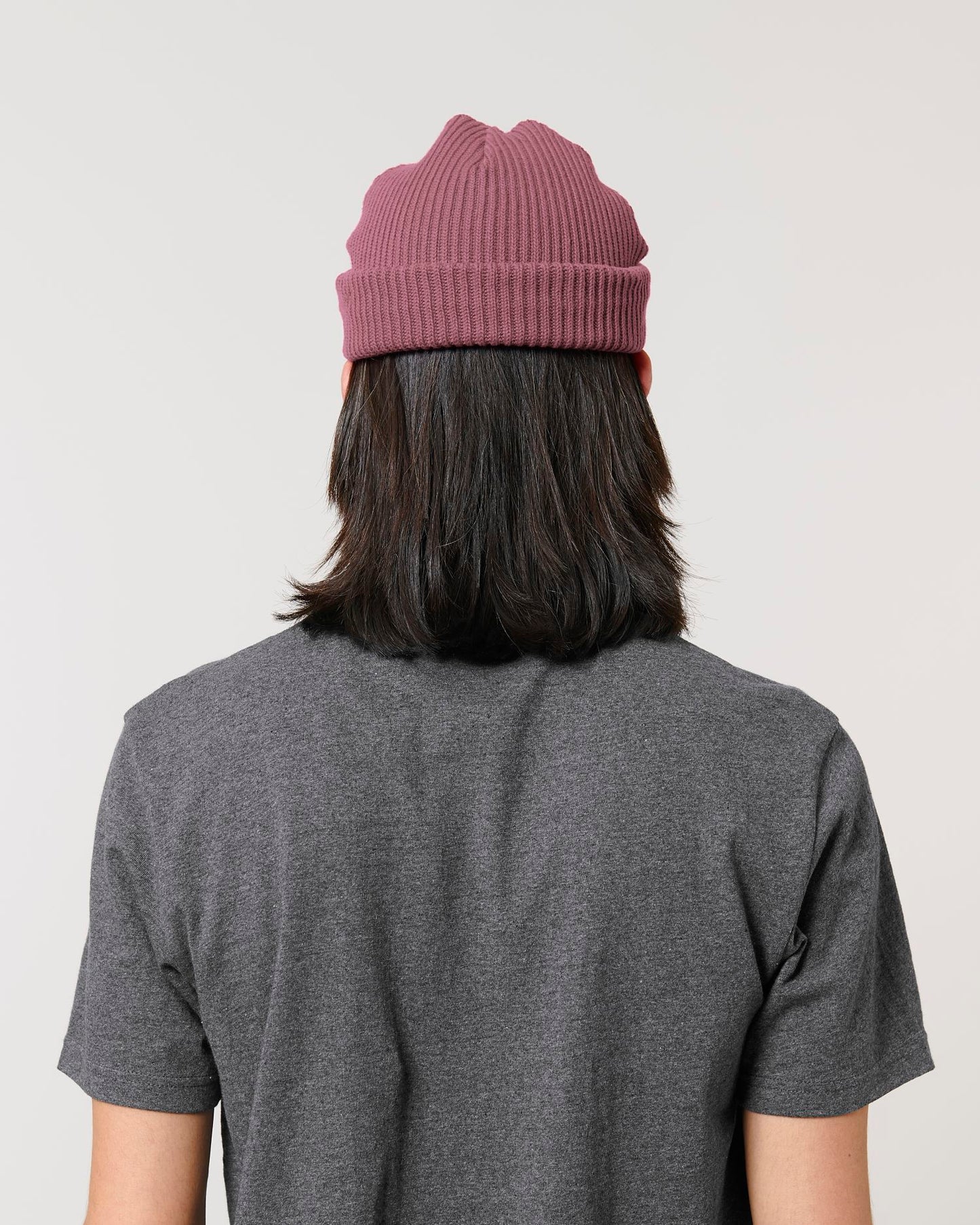 Fisherman Beanie - Hibiscus Rose - Rückseite 