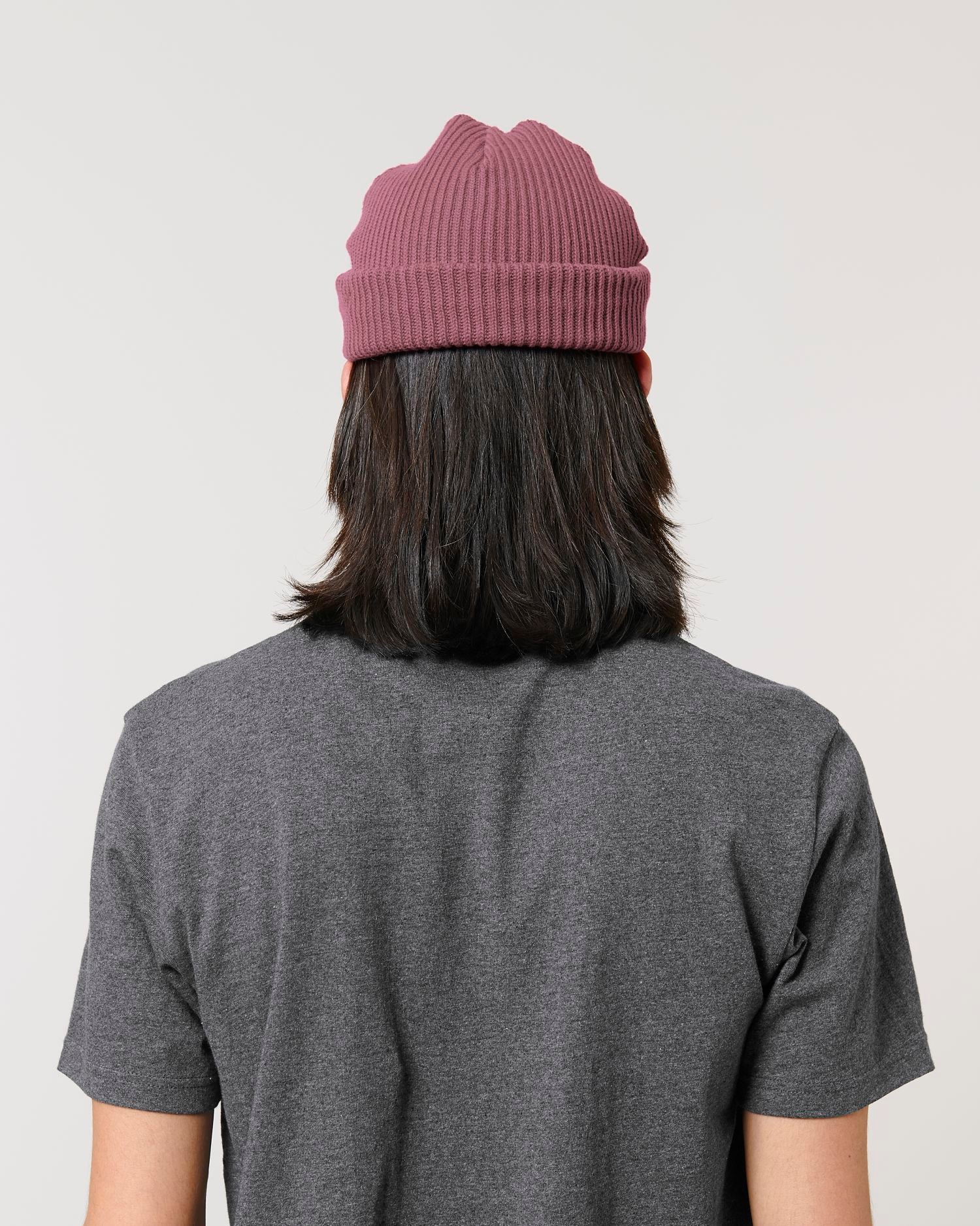 Fisherman Beanie - Hibiscus Rose - Rückseite 