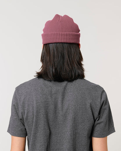 Fisherman Beanie - Hibiscus Rose - Rückseite 