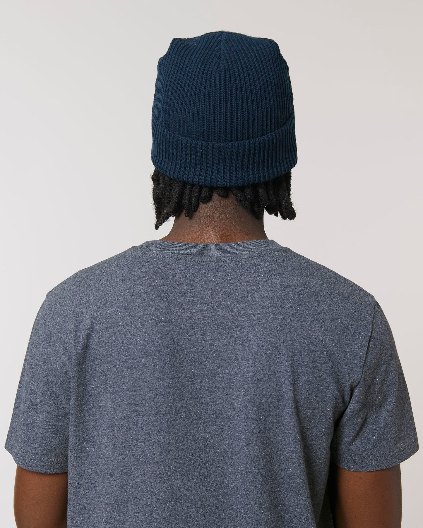 Fisherman Beanie - French Navy - Rückseite 