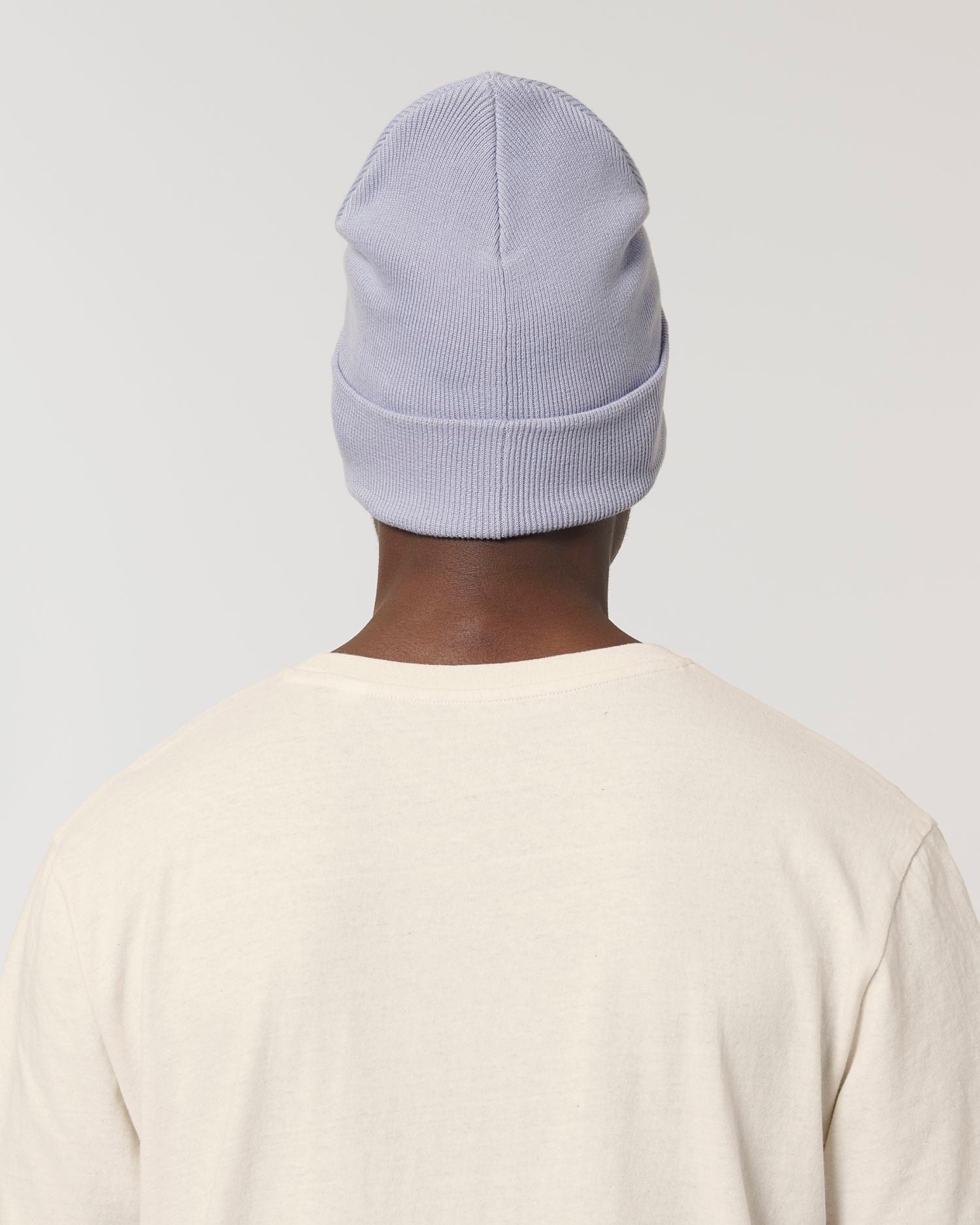 Rib Beanie - Lavender - Rückseite 