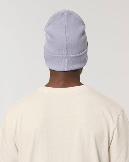 Rib Beanie - Lavender - Rückseite 