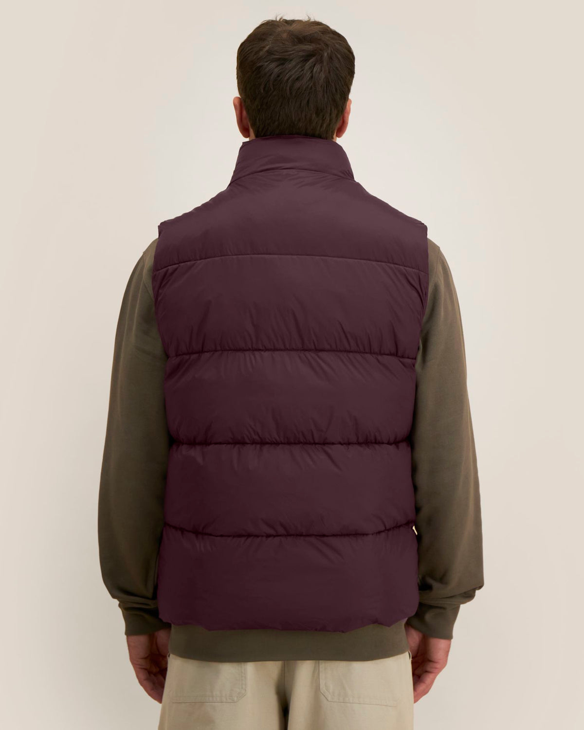 Puffer Gilet 2.0 - Red Brown - Rückseite 