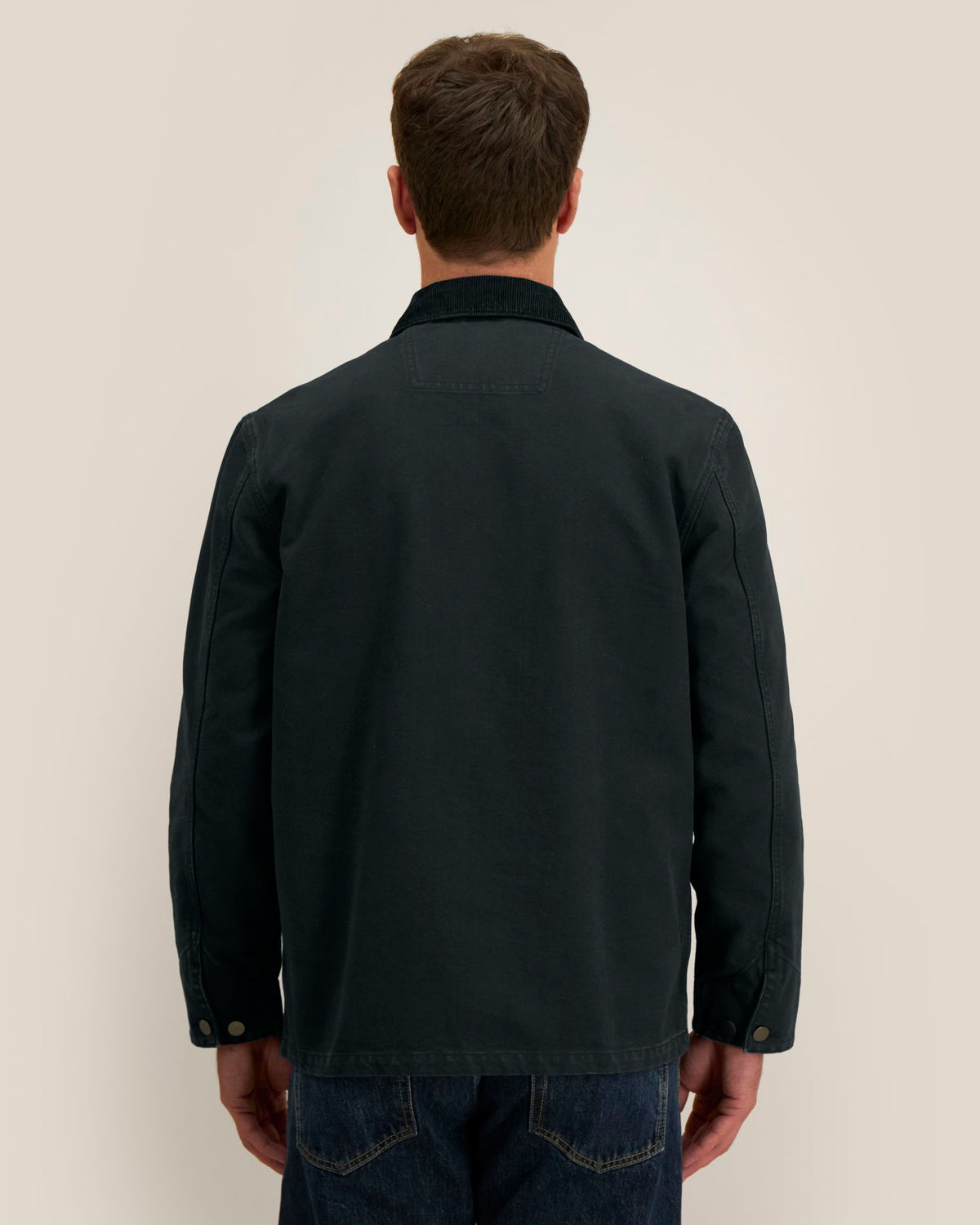 Chore Jacket - G. Dyed Black - Rückseite 