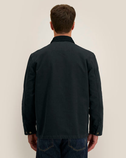 Chore Jacket - G. Dyed Black - Rückseite 
