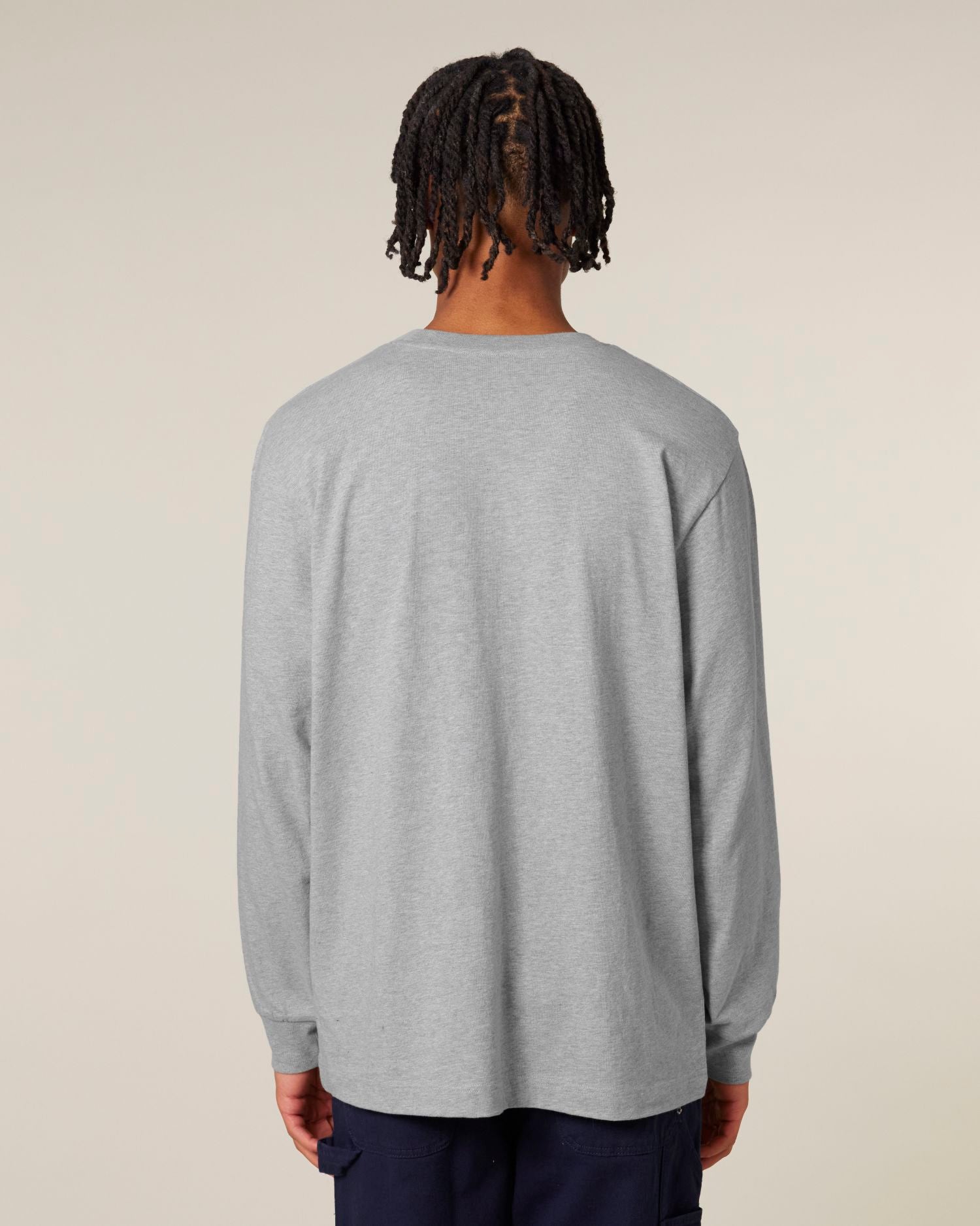 Freestyler Long Sleeve - Heather Grey - Rückseite 