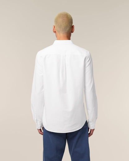 Stanley Oxford Shirt - White - Rückseite 