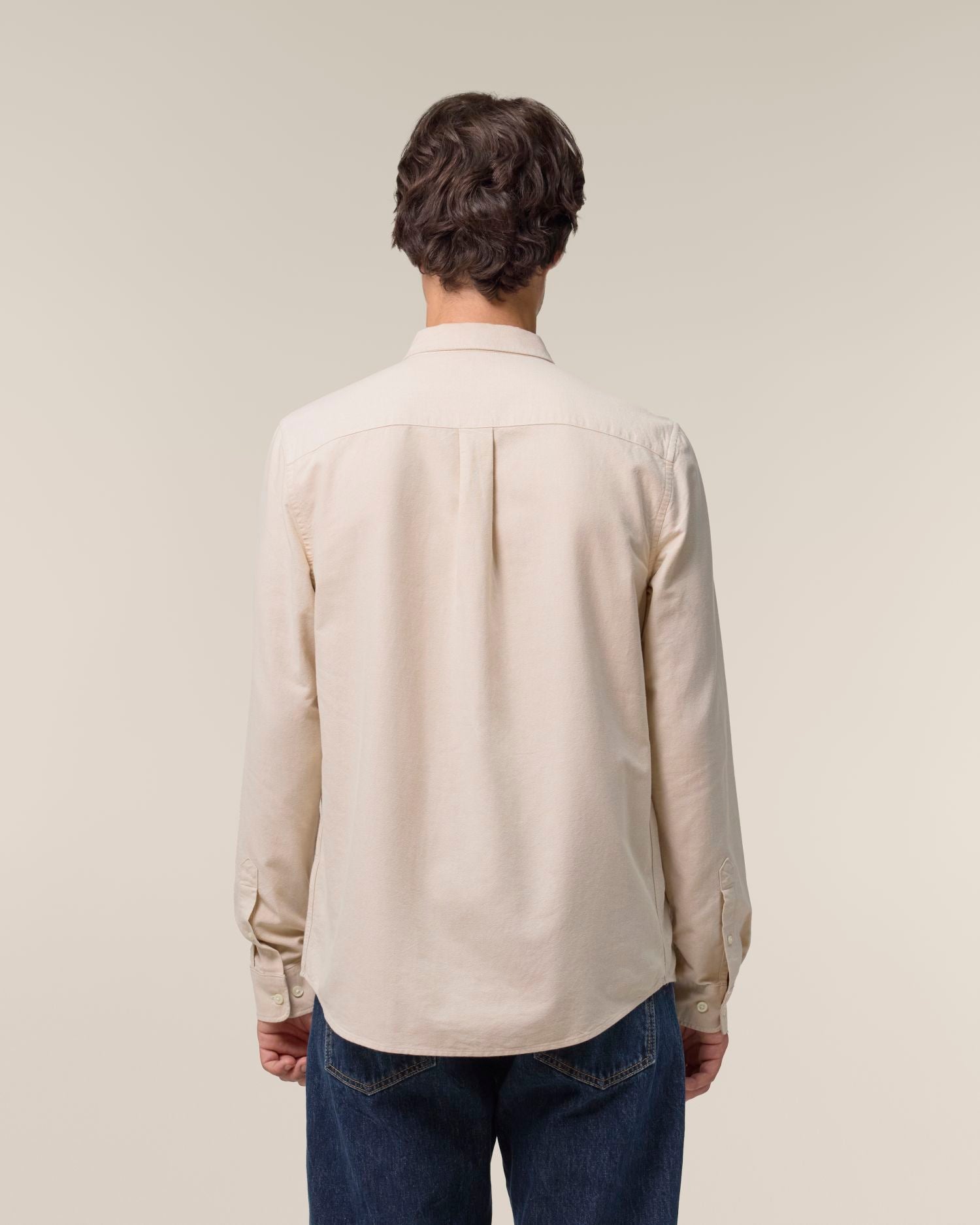 Stanley Oxford Shirt - Beige Oxford - Rückseite 