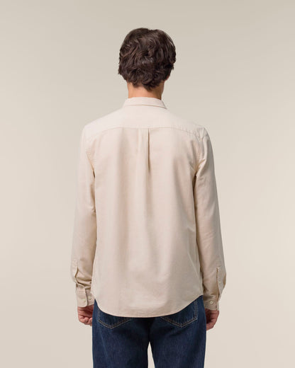 Stanley Oxford Shirt - Beige Oxford - Rückseite 