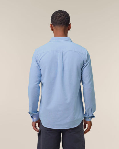 Stanley Oxford Shirt - Blue Oxford - Rückseite 