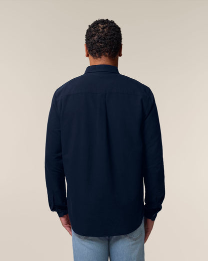 Stanley Oxford Shirt - French Navy - Rückseite 
