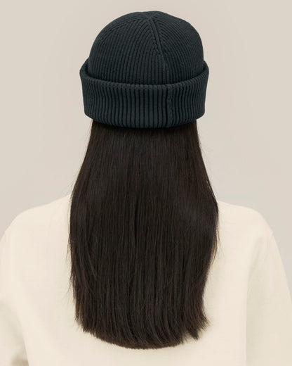 Fisherman Beanie 2.0 - Black - Rückseite 