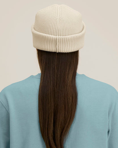 Fisherman Beanie 2.0 - Natural - Rückseite 