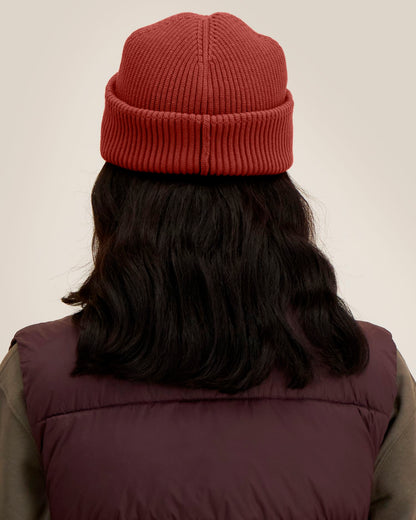 Fisherman Beanie 2.0 - Earthy Red - Rückseite 