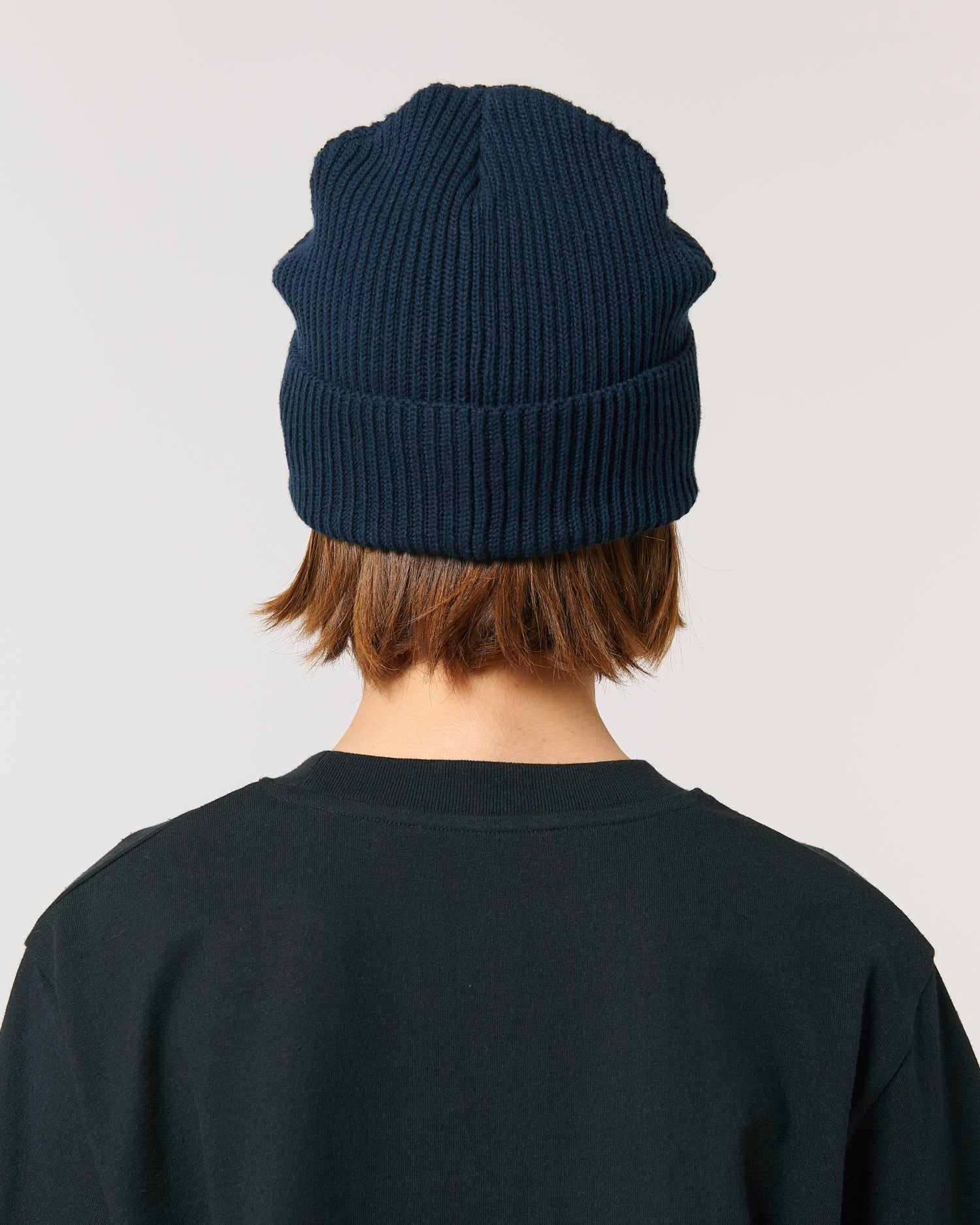 Fisherman Beanie - French Navy - Rückseite 