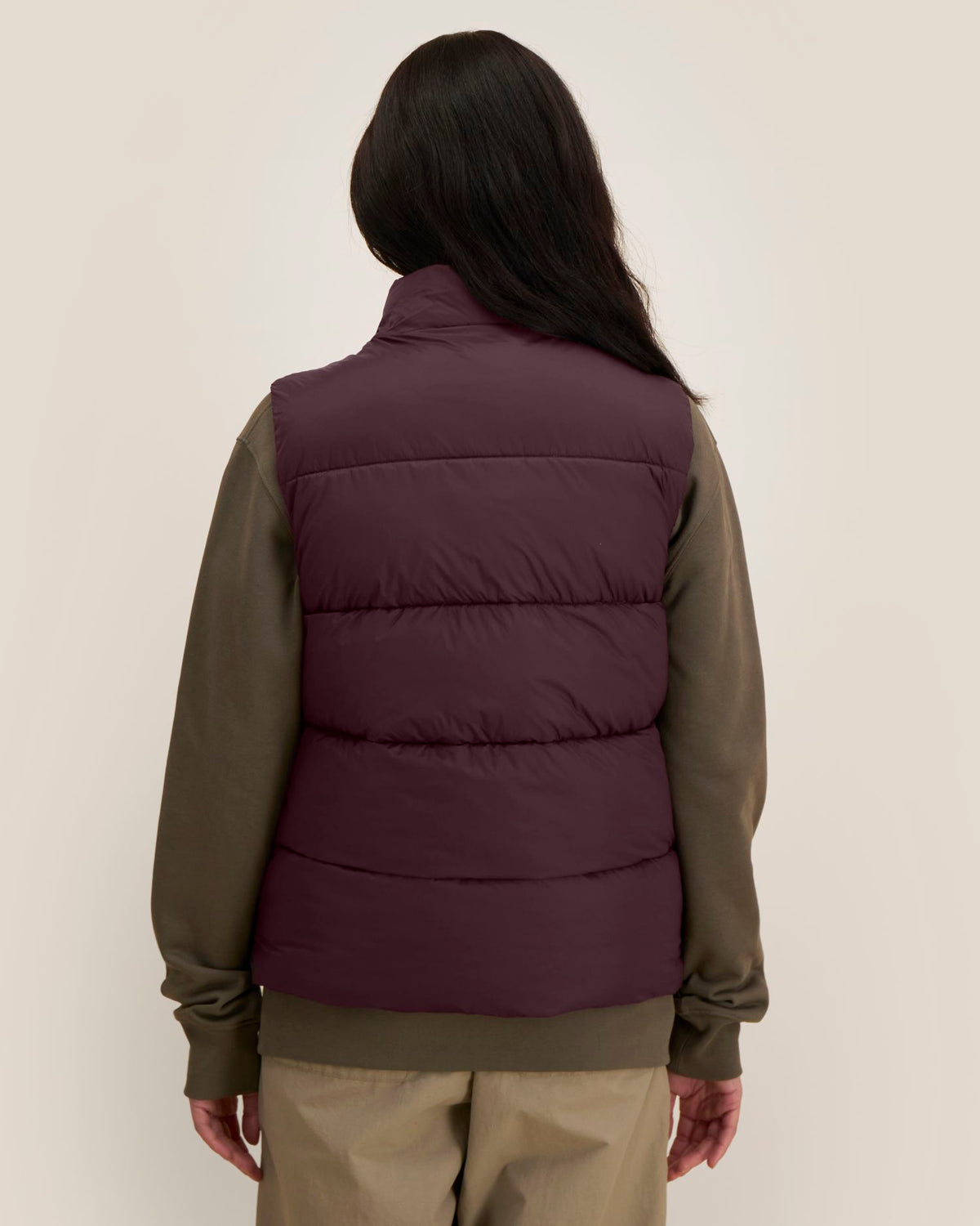 Puffer Gilet 2.0 - Red Brown - Rückseite 