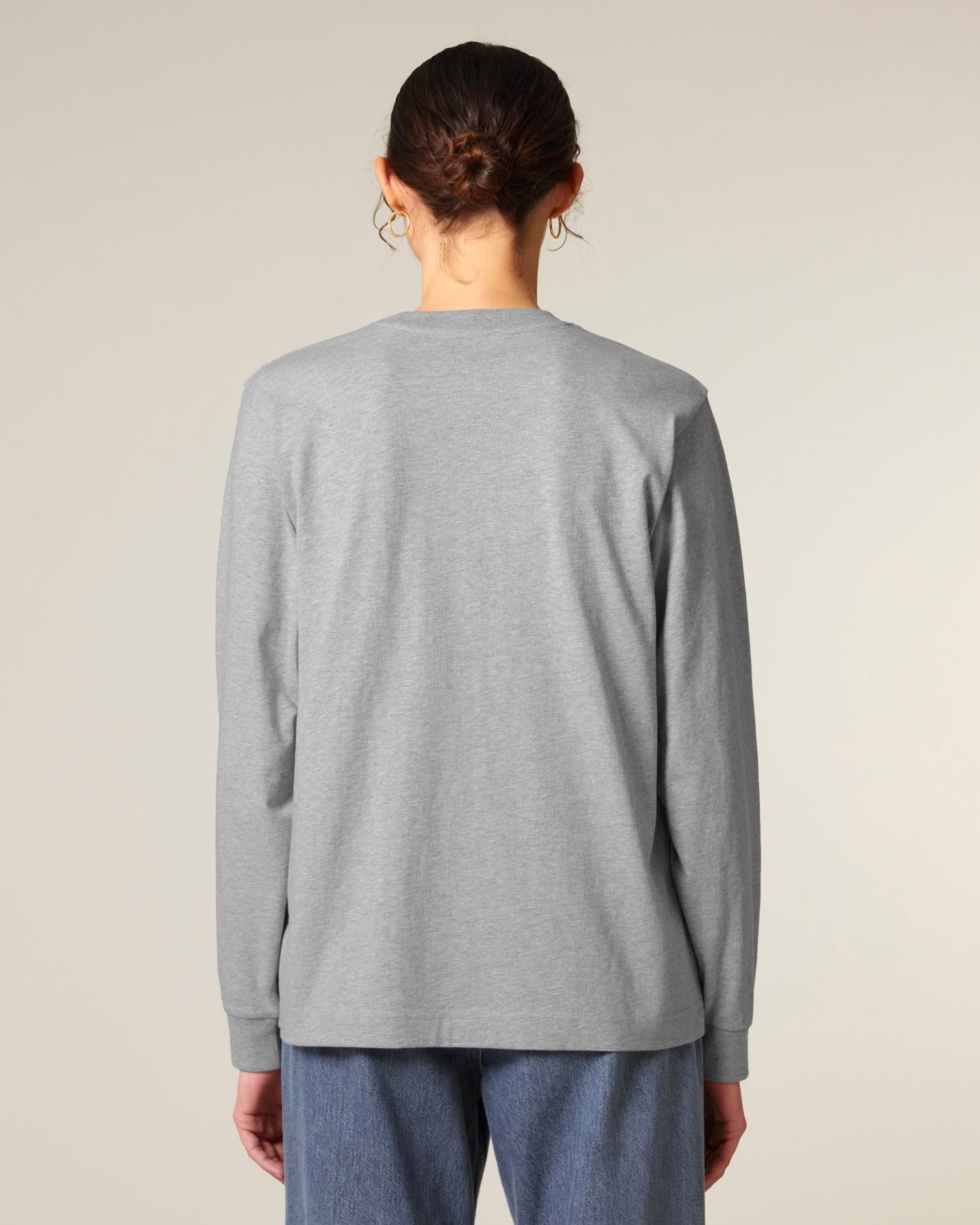Freestyler Long Sleeve - Heather Grey - Rückseite 