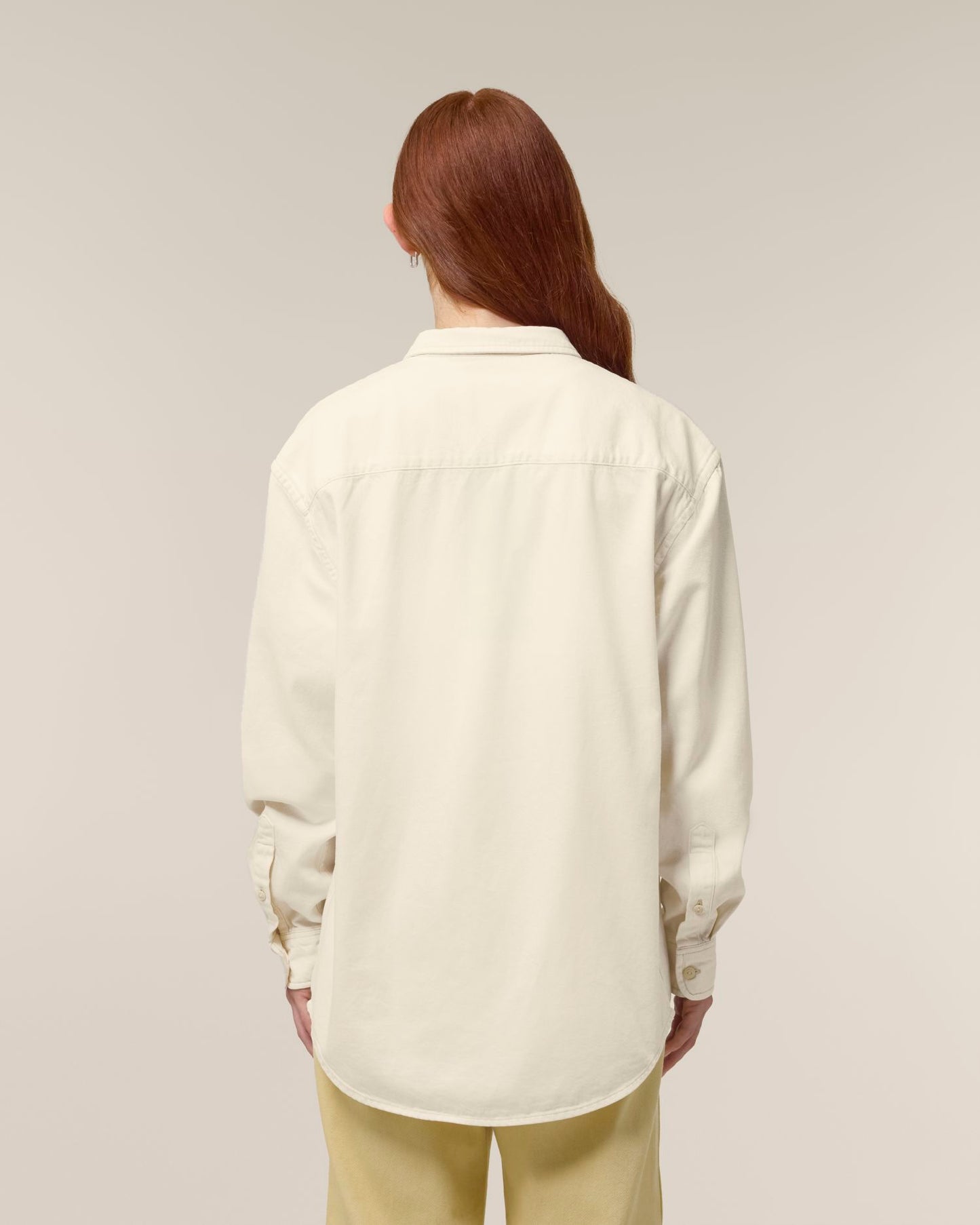 Worker Shirt - Natural Raw - Rückseite 