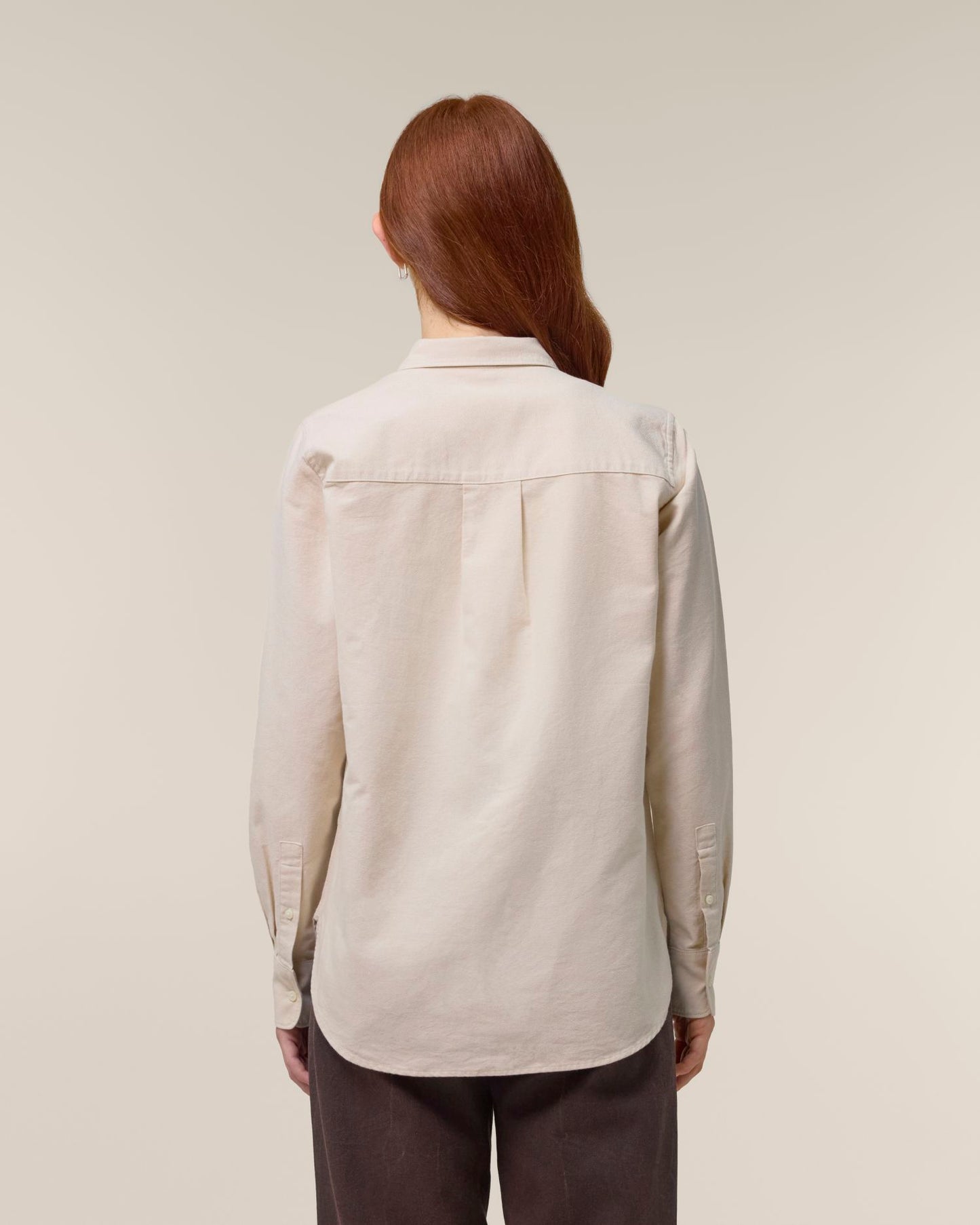 Stella Oxford Shirt - Beige Oxford - Rückseite 