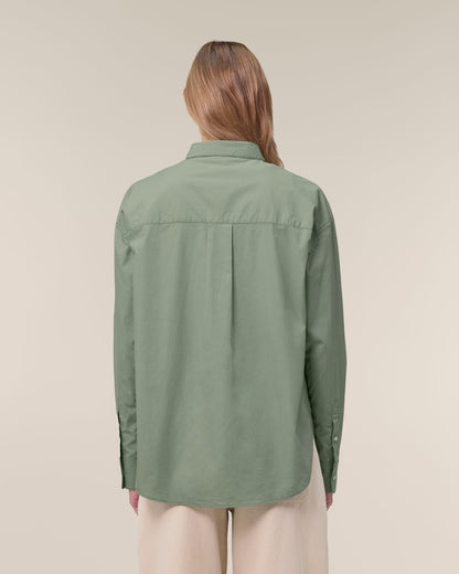 Stella Styler Shirt - Soft Khaki - Rückseite 