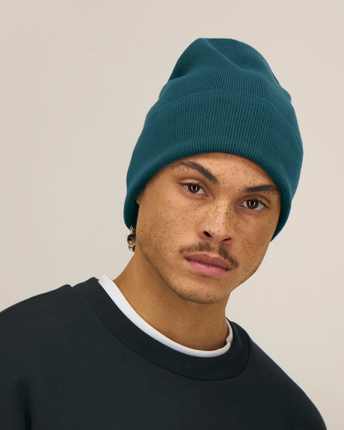 Rib Beanie 2.0 - Stargazer - Vorderseite Detail