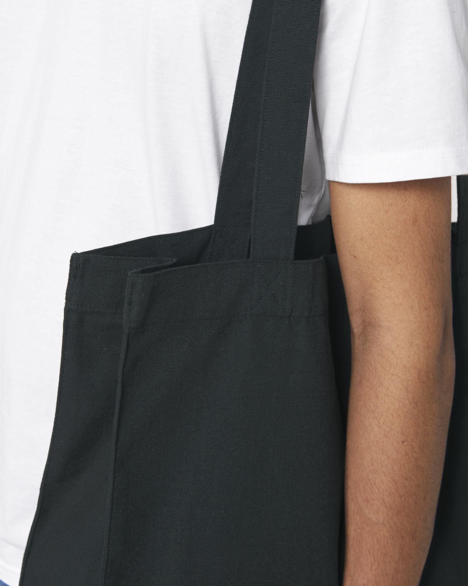 Shopping Bag - Black - Vorderseite Detail