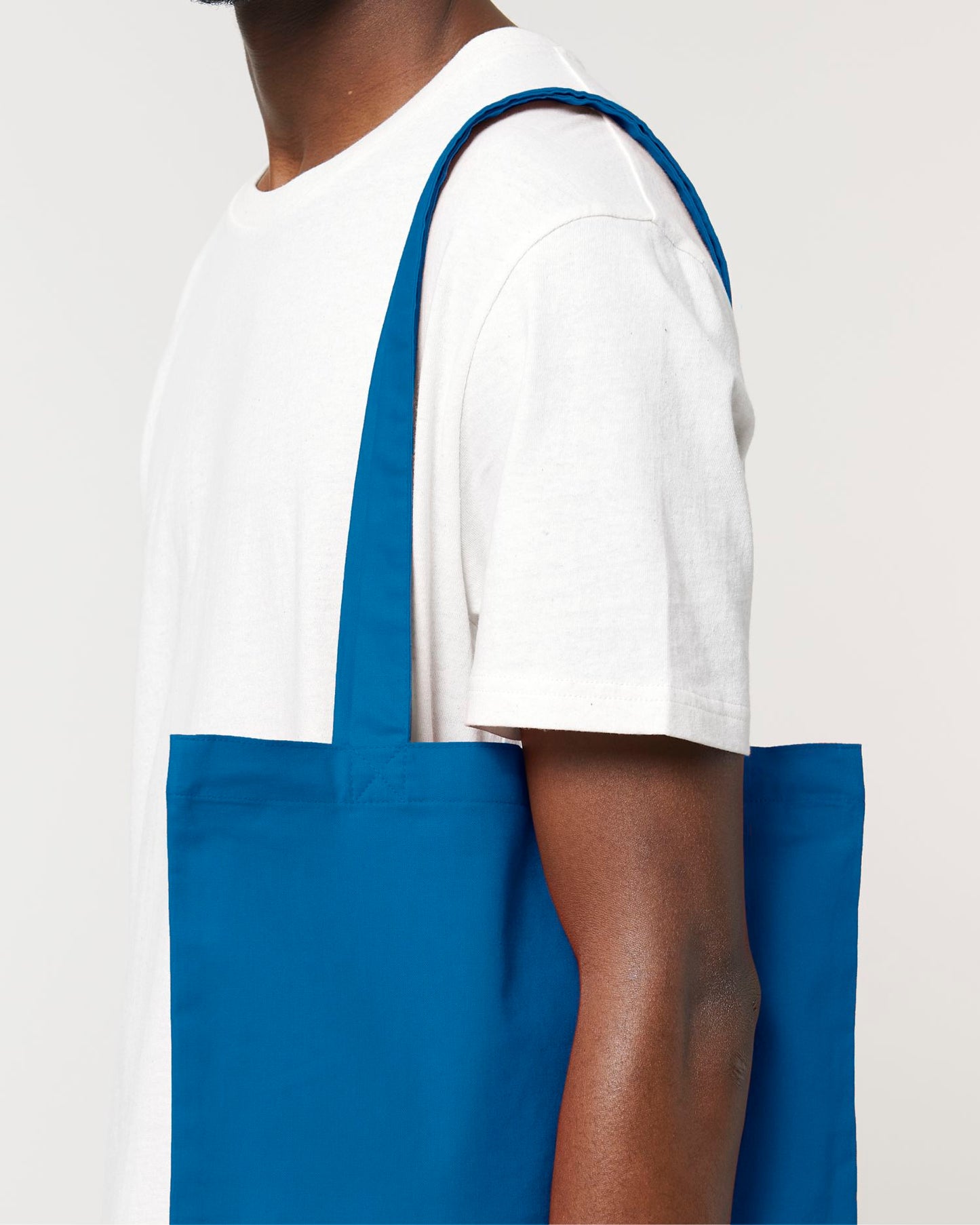 Light Tote Bag - Royal Blue - Vorderseite Detail
