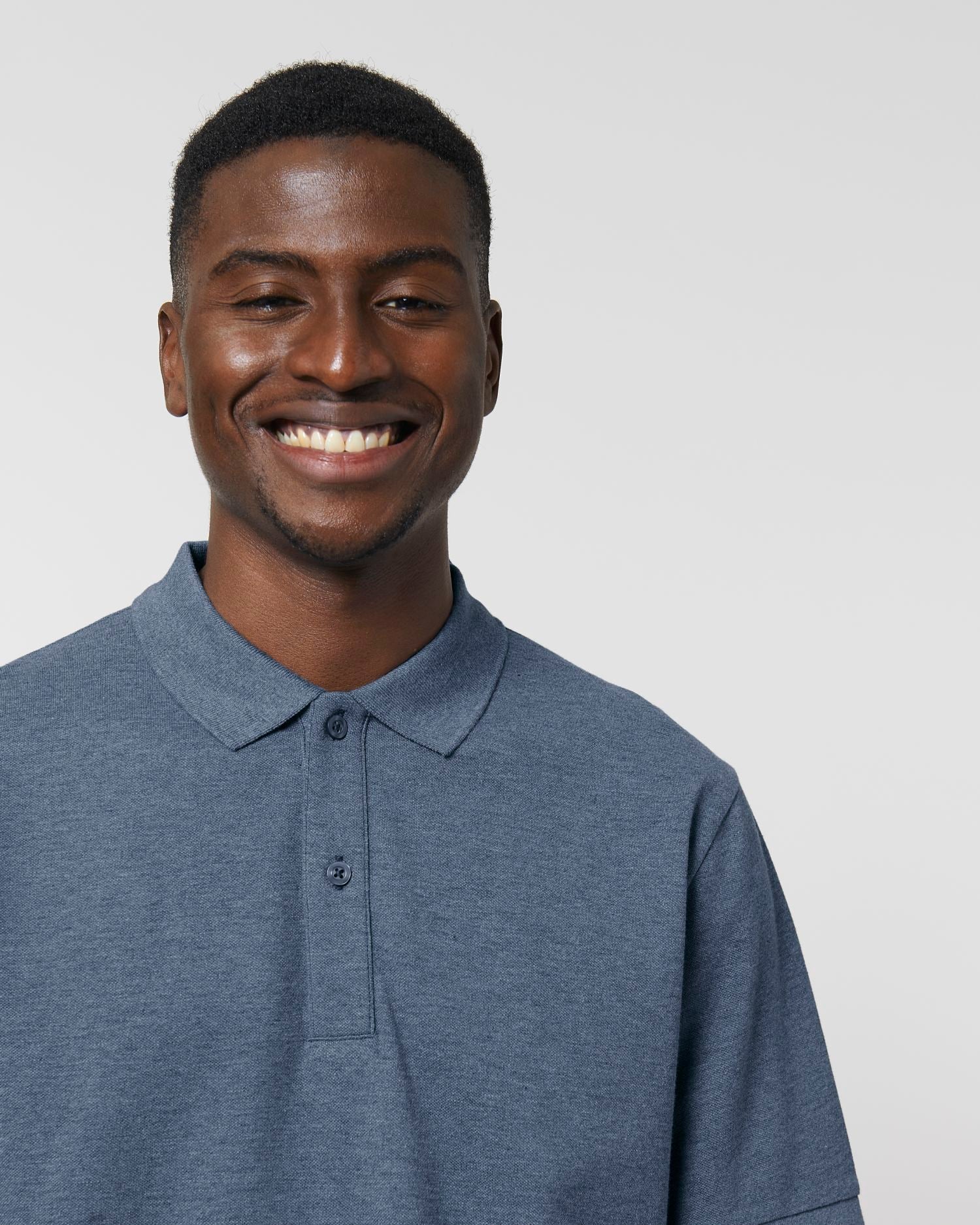 Prepster - Dark Heather Blue - Vorderseite Detail