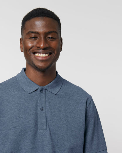 Prepster - Dark Heather Blue - Vorderseite Detail