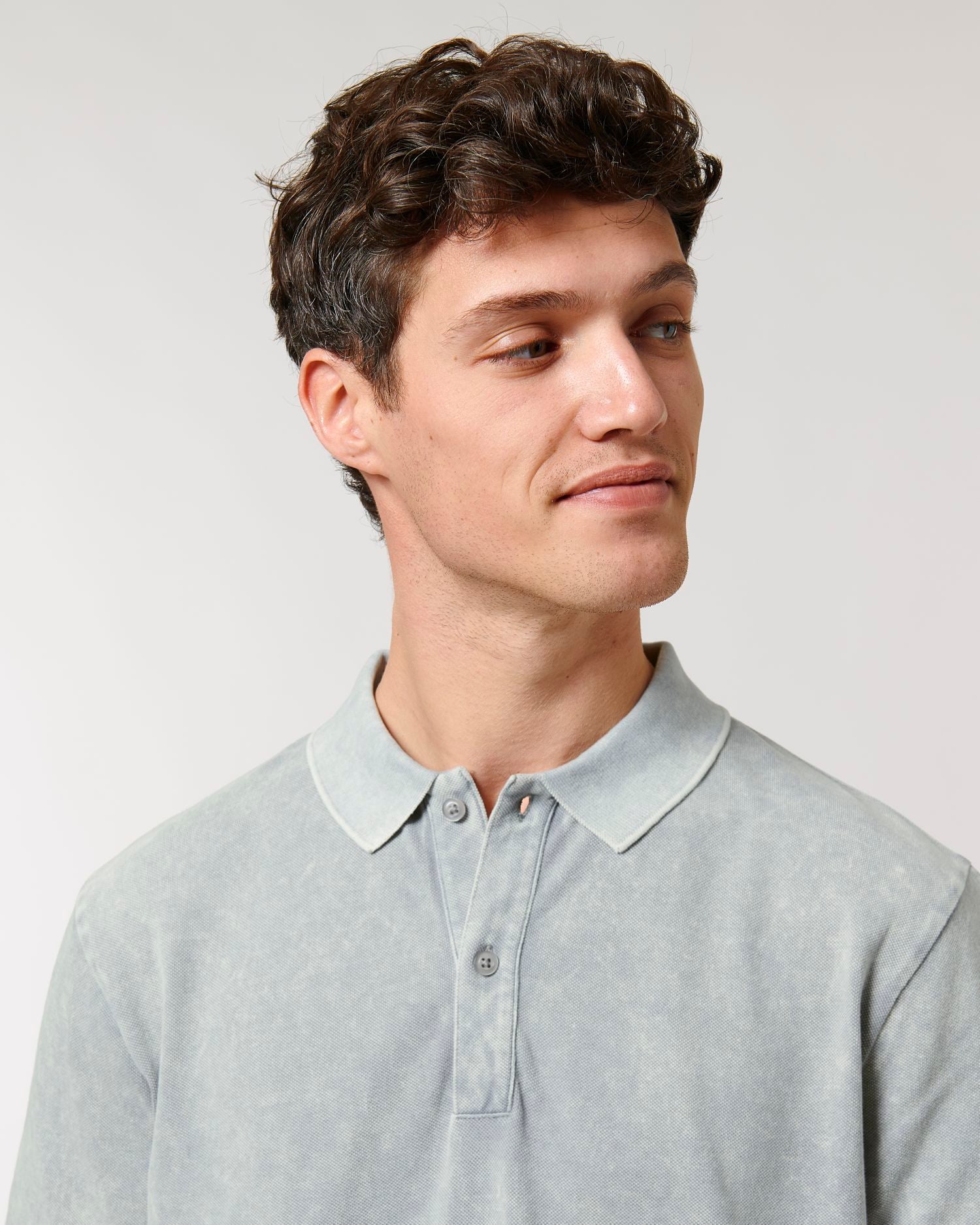 Prepster Vintage - G. Dyed Aged Light Grey - Vorderseite Detail