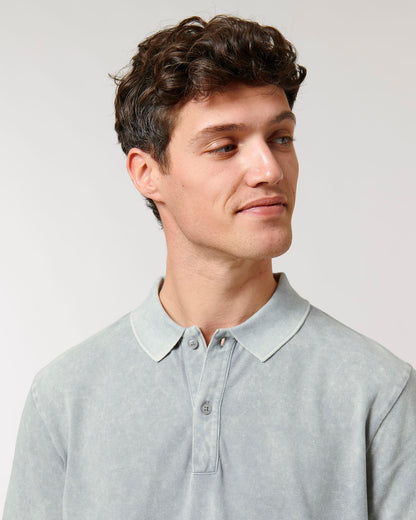 Prepster Vintage - G. Dyed Aged Light Grey - Vorderseite Detail