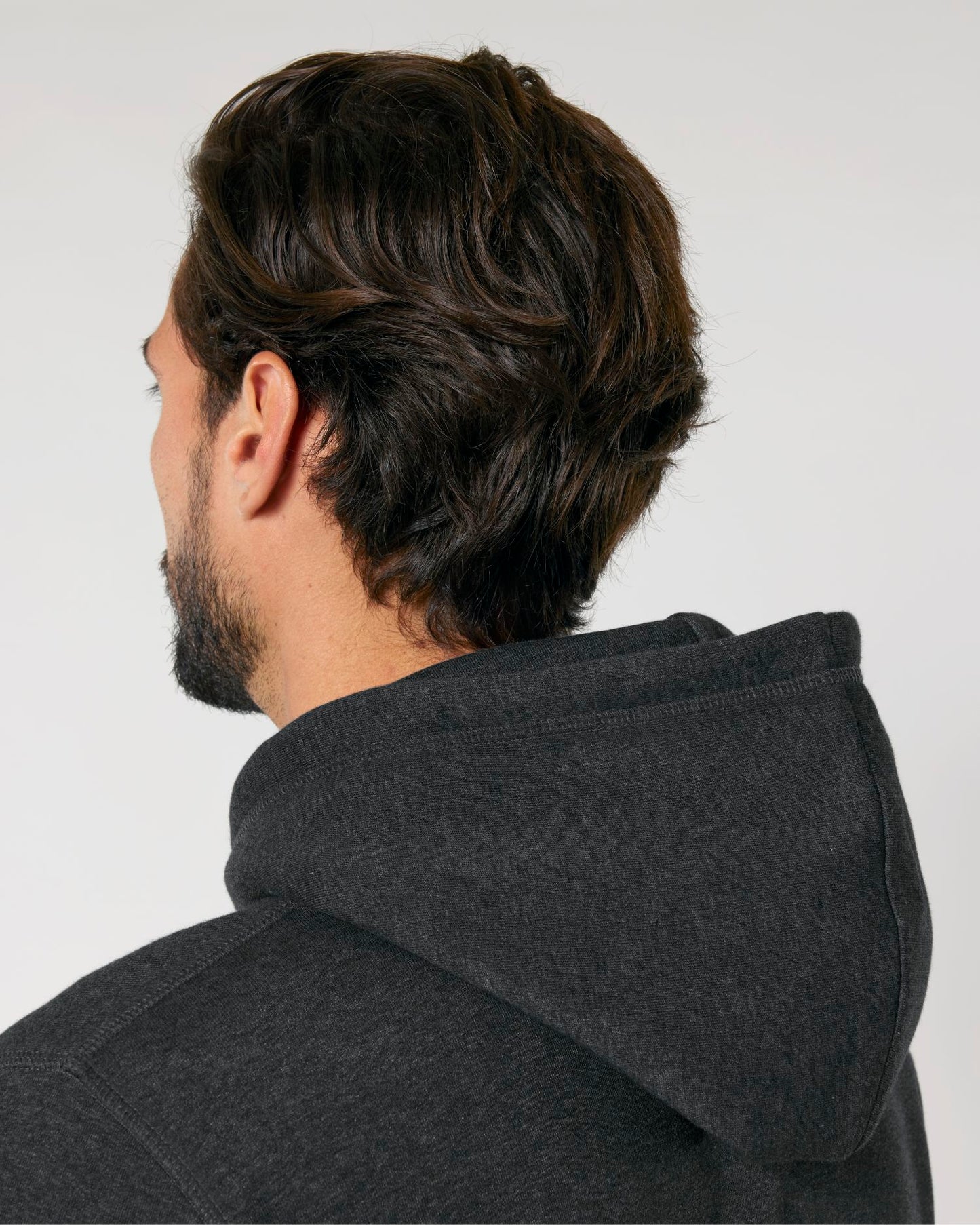 Drummer 2.0 - Dark Heather Grey - Vorderseite Detail