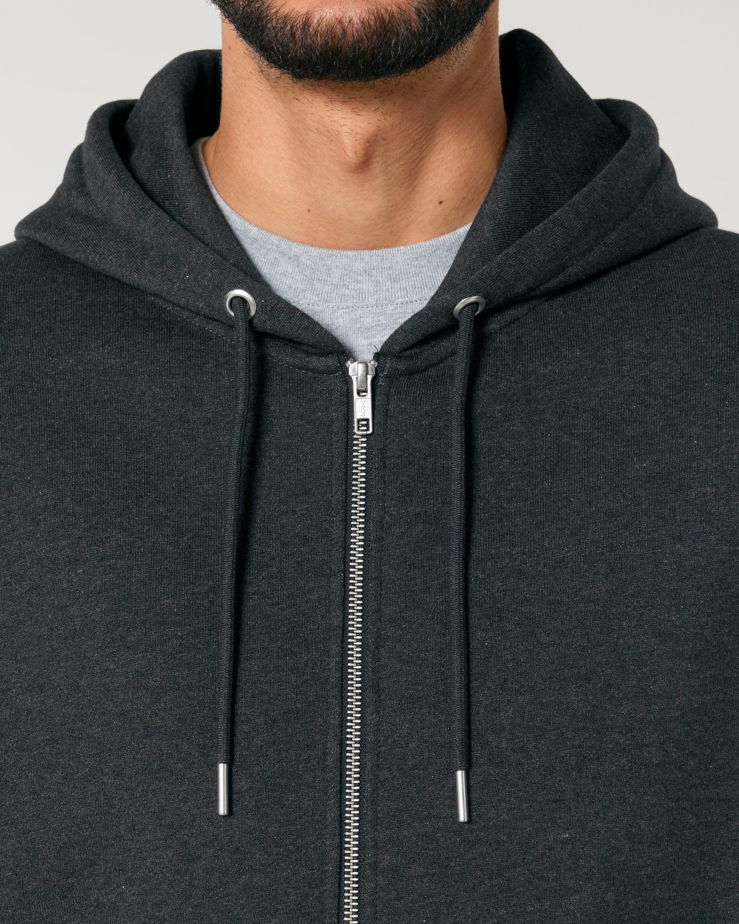 Cultivator 2.0 - Dark Heather Grey - Vorderseite Detail