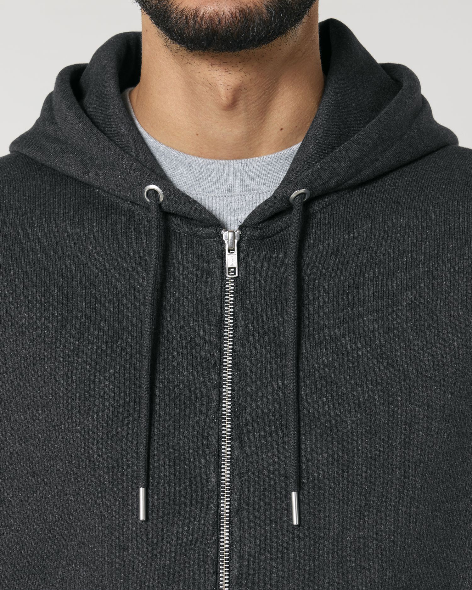 Cultivator 2.0 - Dark Heather Grey - Vorderseite Detail